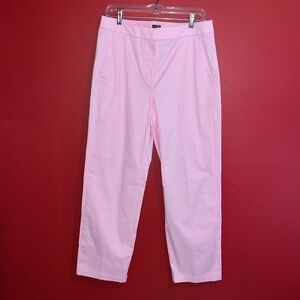 J. Crew Pink Straight Leg Pants